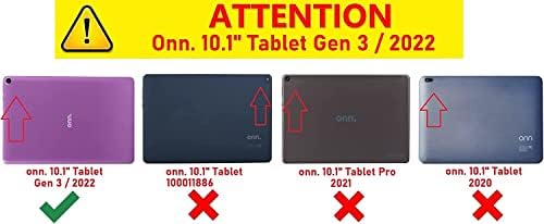 Bowtus onn 10.1 '' Tablet Gen 3 /100071485 מגן מסך, סרט זכוכית מחוסמת [רגיש למגע] מגן מסך עבור